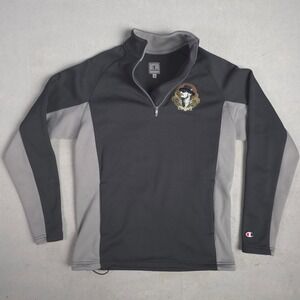 Champion Pullover Kid Rock Memorabilia Embroidered Logo Gray Black Jacket Size S